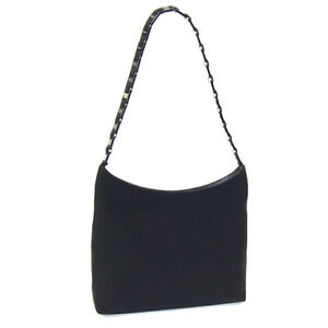 Salvatore Ferragamo Hobo Bag Black Semi Shoulder Chain Salvatore